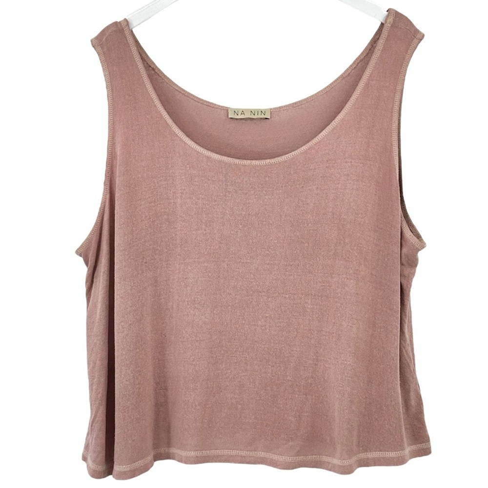 Na Nin Women's Neutral Mauve Tank Top